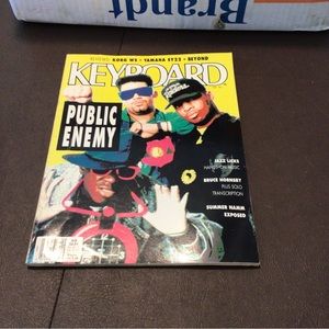 1990 SEPTEMBER KEYBOARD MAGAZINE - PUBLIC ENEMY FRONT COVER - L 8450.